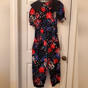 Vintage floral jumpsuit